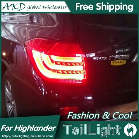 AKD Car Styling For Toyota Highlander Tail Lights 2012 2013 Highlander