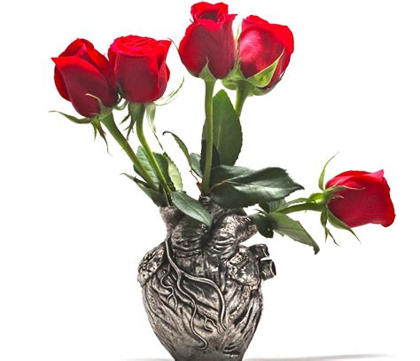 Anatomical Heart Vase From Blue Bayer Design Nyc