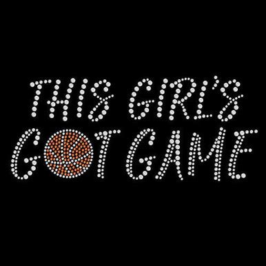 Got Game Basketball - Rhinestone Transfer