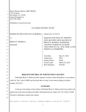 Fillable Online Pleading Form With 28 Lines SageLaw Bruce T Murray