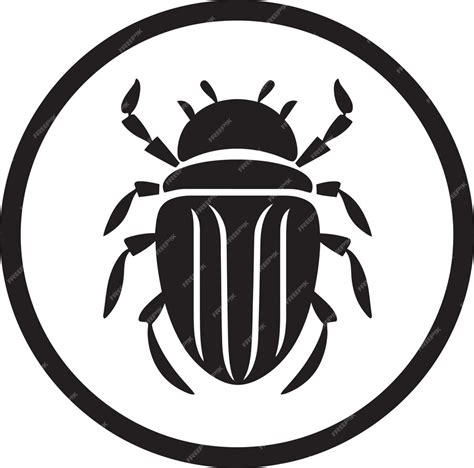 Premium Vector Beetle Head Monogram Beetle Crown Design