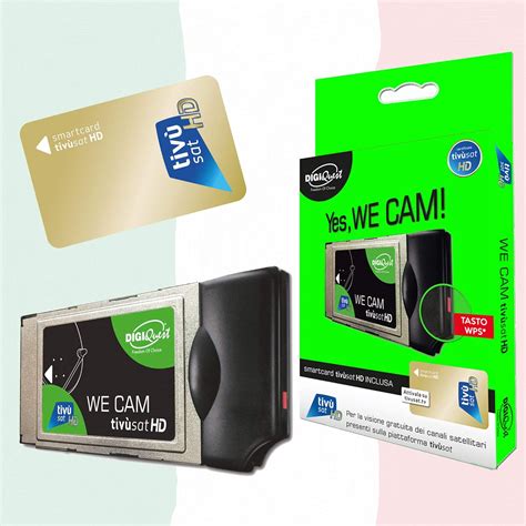 Tivusat Digiquest Scheda Hd Gold E We Cam Smartcam Modulo Hd Ci