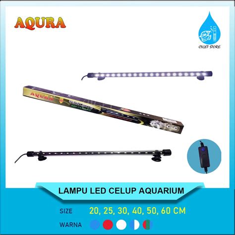 Jual LAMPU LED CELUP AQUARIUM AQURA ASP T4 30 40 50 60 CM Shopee