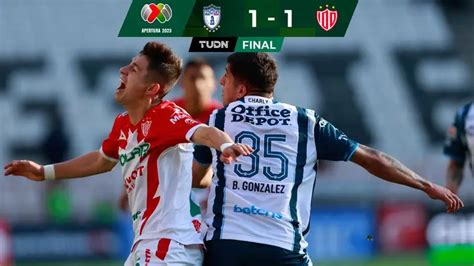 Resumen Pachuca y Necaxa sellan empate en el Huracán TUDN Liga MX