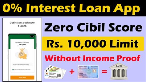 No Cibil Score Without Document Income Proof Instant Personal Loan