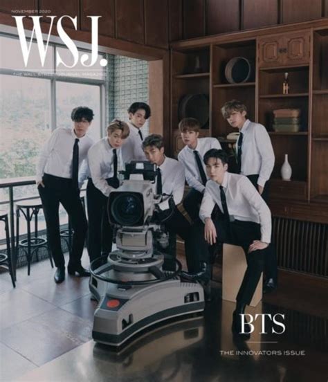 BTS En Couvertures Du Numéro Spécial Annuel Innovators De Wall Street