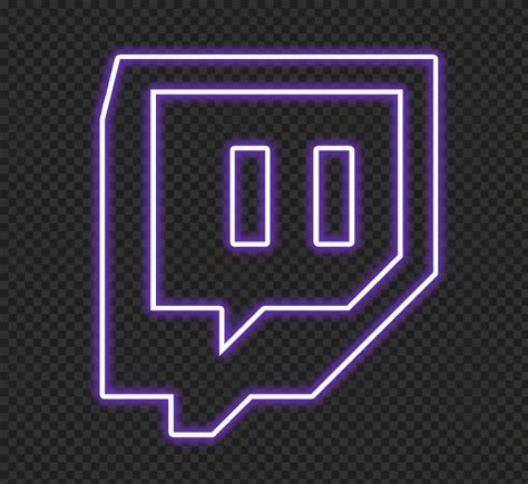 Hd Neon Twitch Aesthetic Purple Icon Transparent Background Png Hot