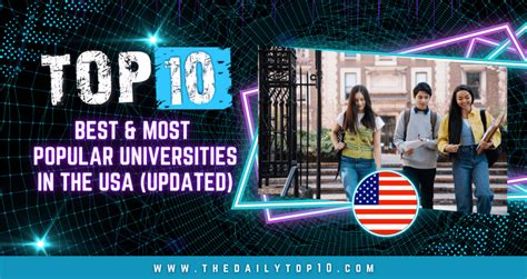 Top 10 Best & Most Popular Universities in the USA (Updated)