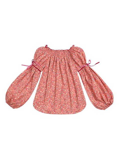 Blouse Intersaison Col Smocks Liberty Chimene La Faute A Voltaire