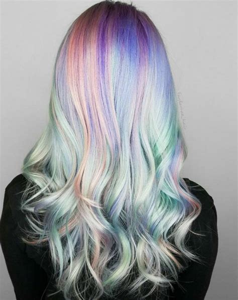 Holographic Hair Pastel Unicorn Hair The New Hair Trend That Weve B