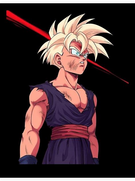 Gohan Ssj2 Poster For Sale By Zoro Design Redbubble