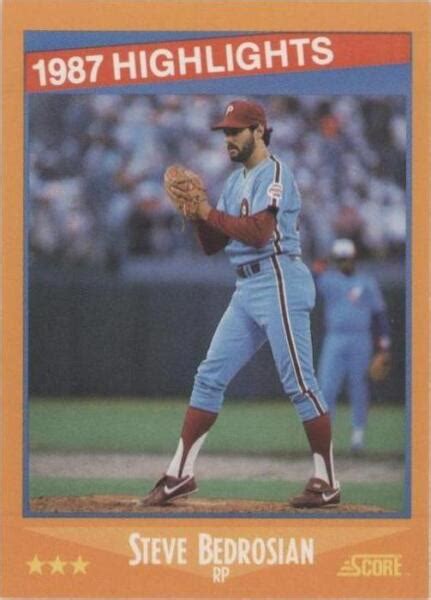 Score Steve Bedrosian For Sale Online Ebay