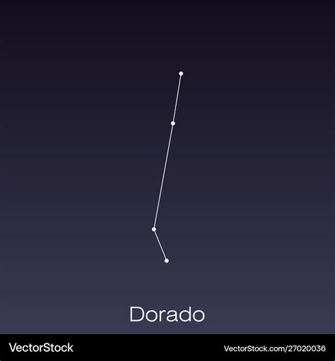 Constellation As It Can Be Seen Naked Eye Vector Image