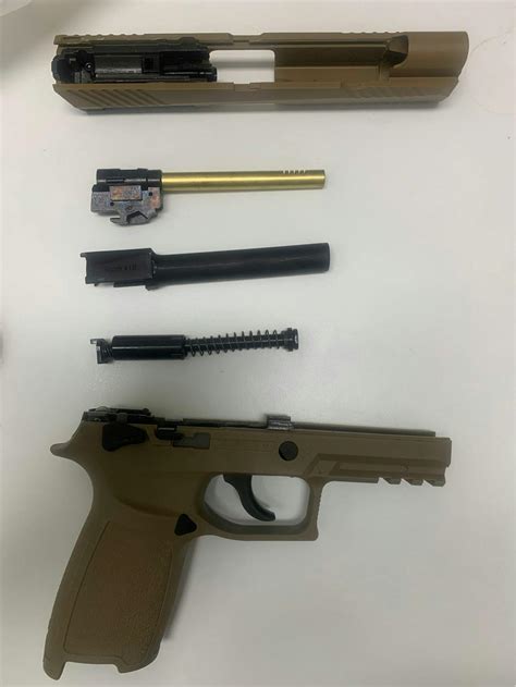 Aw Custom™ Sig Sauer M17 Tan Gel Blaster Replica Wat Int