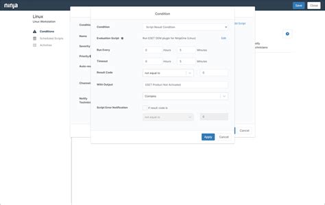 Monitoring Linux Eset Direct Endpoint Management Plugin For Ninjaone