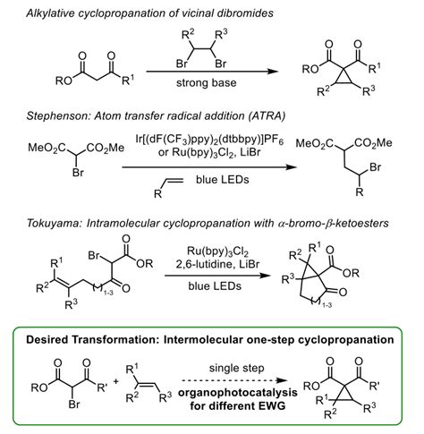 未活化烯烃的分子间有机光催化环丙烷化 上海善施科技