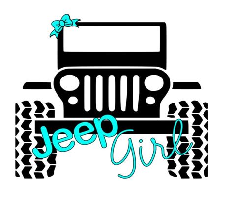 Jeep girl decal