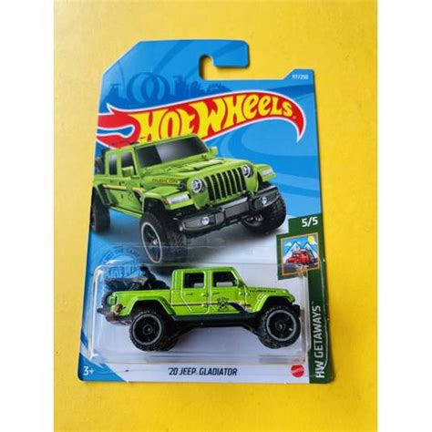 Jual HOTWHEELS HOT WHEELS 20 JEEP GLADIATOR RUBICON HIJAU HW GETAWAYS TRUCK Jakarta Selatan