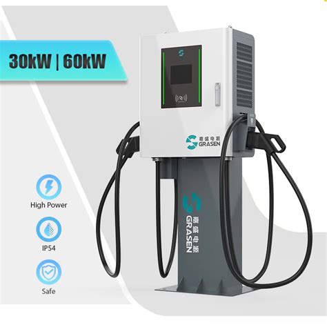 Dc Fast Ev Charger 30kw 60kw Wallbox For Public Area Community