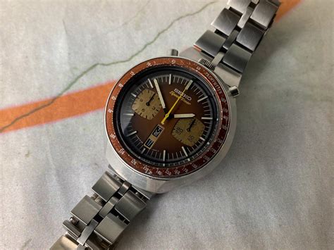 SEIKO SPEEDTIMER 1976 Vintage Automatic Chronograph Watch Cal 6138 B