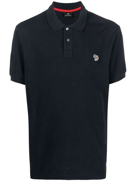 Ps Paul Smith Logo Cotton Polo Shirt Ps By Paul Smith