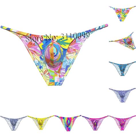 Men S Contour Bikini Pouch Cheeky Briefs Pucker Back String Ruched Underwear