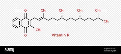 Chemische Formel Von Vitamin K Vitamin K Strukturelle Chemische Formel