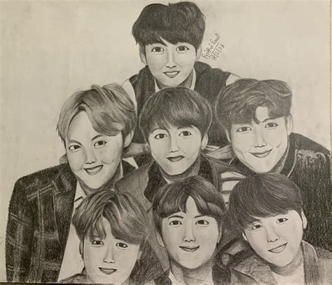 BTS sketch : r/Sketch