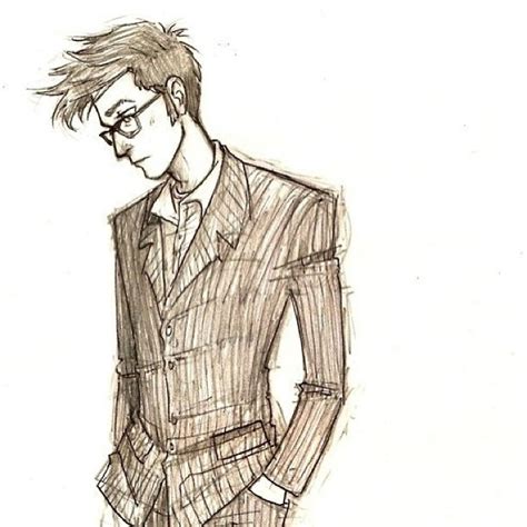 Tenth Doctor Image Drawing Drawing Skill