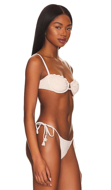 Bananhot Bananhot Emelie Bikini Top In Ivory Editorialist