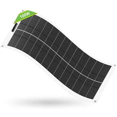 Eco Worthy Panneau Solaire Souple V W Panneau Solaire Flexible