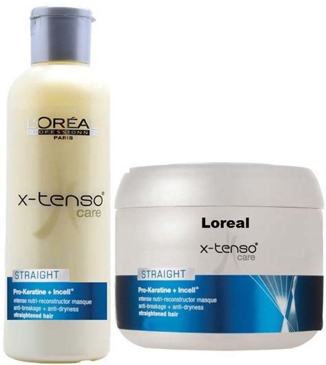 Loreal Paris X Tenso Care Straight Pro Keratin Shampoo And Mask Price In India Buy Loreal