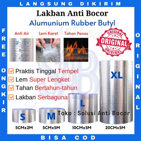 Jual Lakban Anti Bocor Penambal Atap Toren Pipa Air Bocor