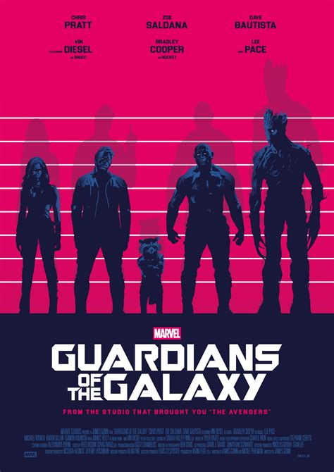 USUAL GUARDIANS OF THE GALAXY Poster Art | Poster By Rico Jr