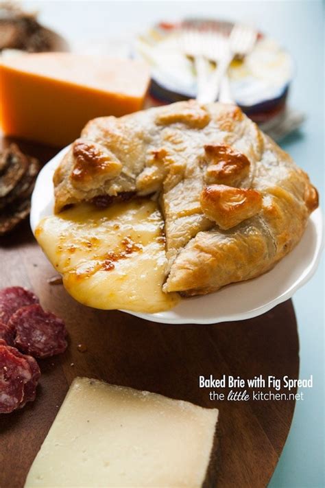 Baked Brie With Fig Spread The Little Kitchen