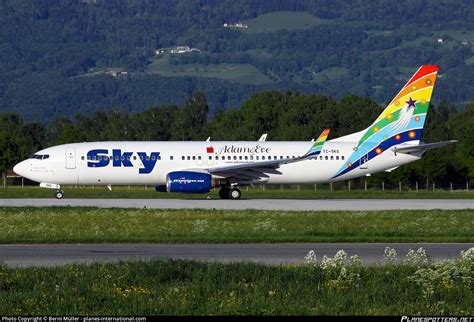 TC SKS Sky Airlines Boeing 737 83N WL Photo by Berni Müller planes