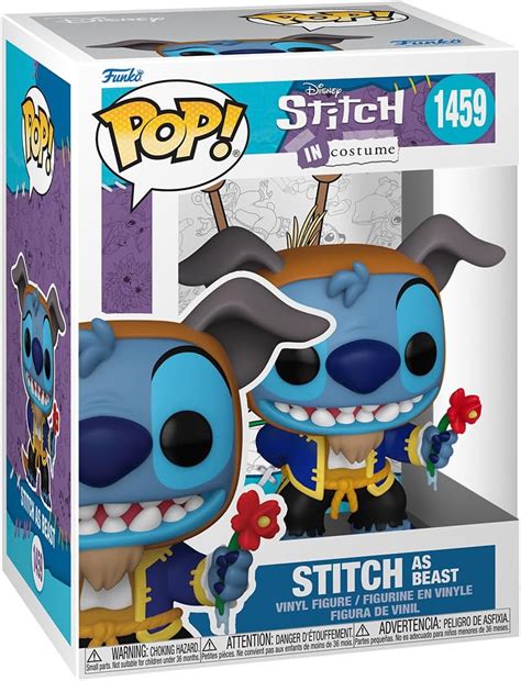 Amazon Funko Pop Disney Stitch In Costume La Bella Y La Bestia