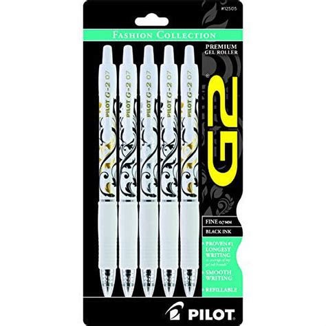 Pilot G2 Premium Gel Ink Pens Fine Point Assorted Barrel Accents