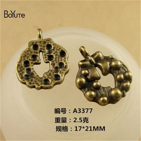 Boyute Pieces Lot Mm Antique Bronze Plated Zinc Alloy