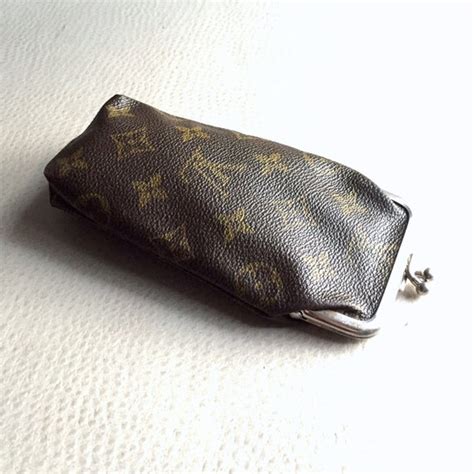 Vintage Louis Vuitton Kisslock Eyeglass Case 1970s 1980s Lv