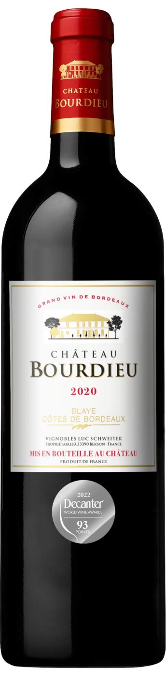 Château Bourdieu Blaye Côtes de Bordeaux 2020 PF0275 2020 Tri Vin