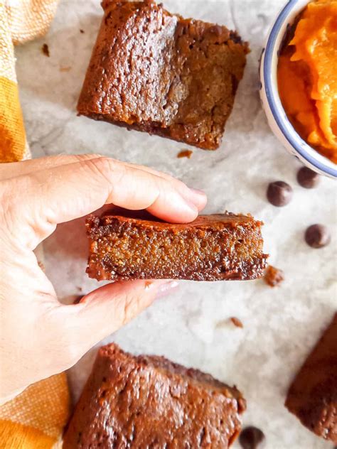 Gluten Free Chocolate Pumpkin Brownies Paleo Perchance To Cook