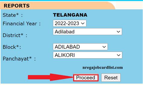 Nrega Nic In 2022 23 Telangana NREGA Job Card List 2022 23 Telangana