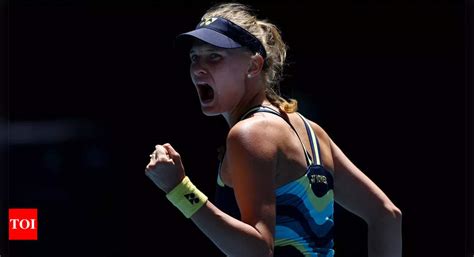 Australian Open Dayana Yastremska Shocks Victoria Azarenka Advances