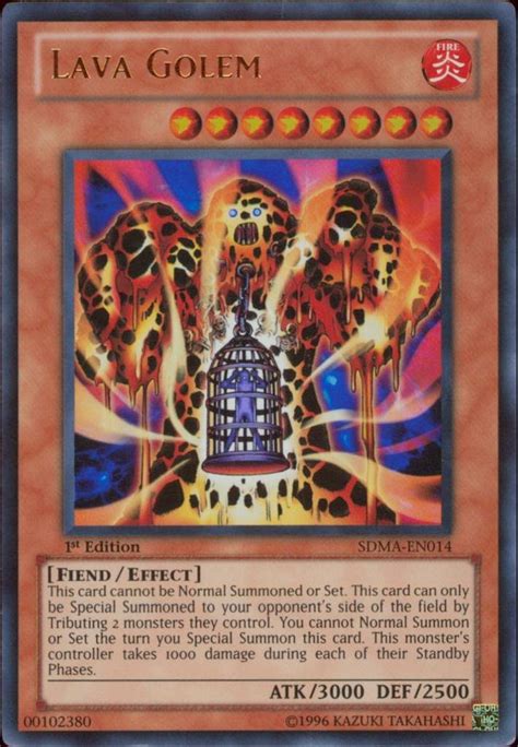 Buy Yu Gi Oh Lava Golem Sdma En Structure Deck Marik St