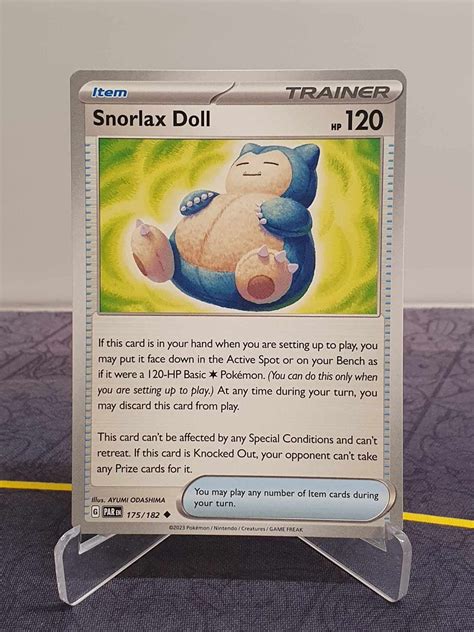 SNORLAX DOLL 175 182 Trainer Paradox Rift Köp på Tradera