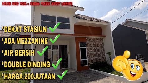 REVIEW RUMAH CLUSTER AMARYLIS BATARA PARK VIEW HANYA 30 METER KE