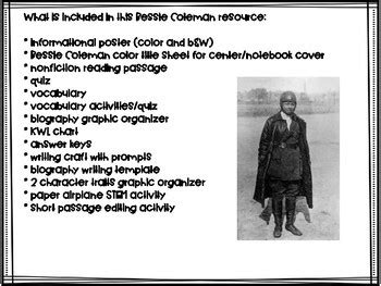 Bessie Coleman Biography Black History Famous American and Women