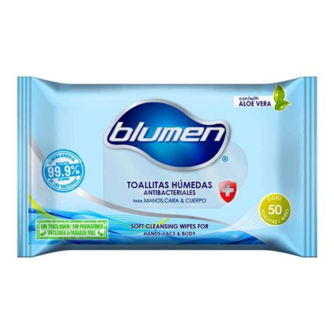 Toallitas H Medas Blumen Antibacteriales Con Aloe Vera Pzas Walmart