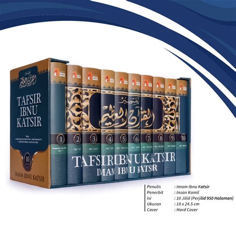 Jual Buku Islam Tafsir Ibnu Katsir Edisi Jilid Lengkap Insan Kamil